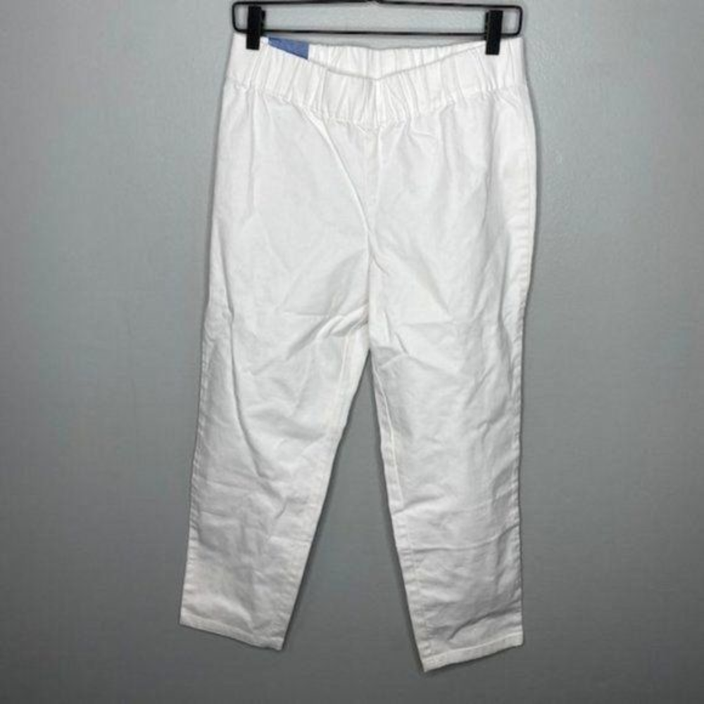 Soft Surroundings White‎ Crop Jeans
